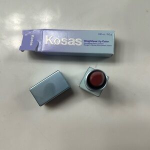 NIB. Kosas weightless lip color in turned on.  Warm pinkish brown